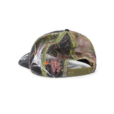 Biyu Trucker Hat, Satin Black Camo