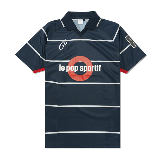 Striped Sportif S/S Jersey, Navy