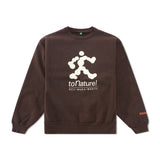 to Nature! Crewneck, Chocolate