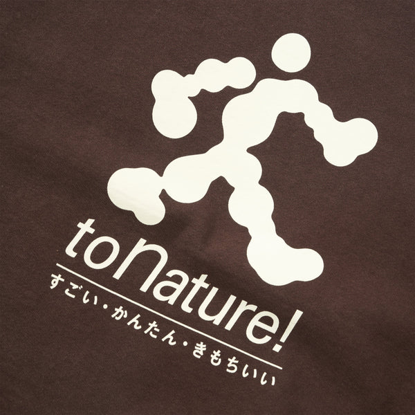 b.Eautiful to Nature! Crewneck, Chocolate