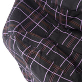 Checked Vondel Jacket, Charcoal / Viola