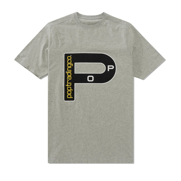POP Trading Company Nautica Tee, Grey Heather
