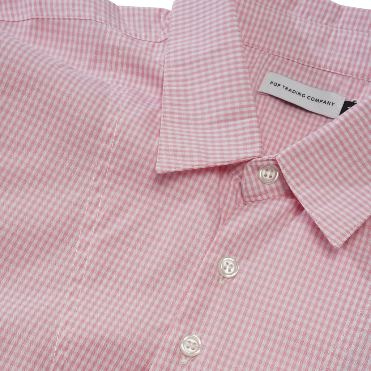 Italo Gingham S/S Shirt, Rio Red