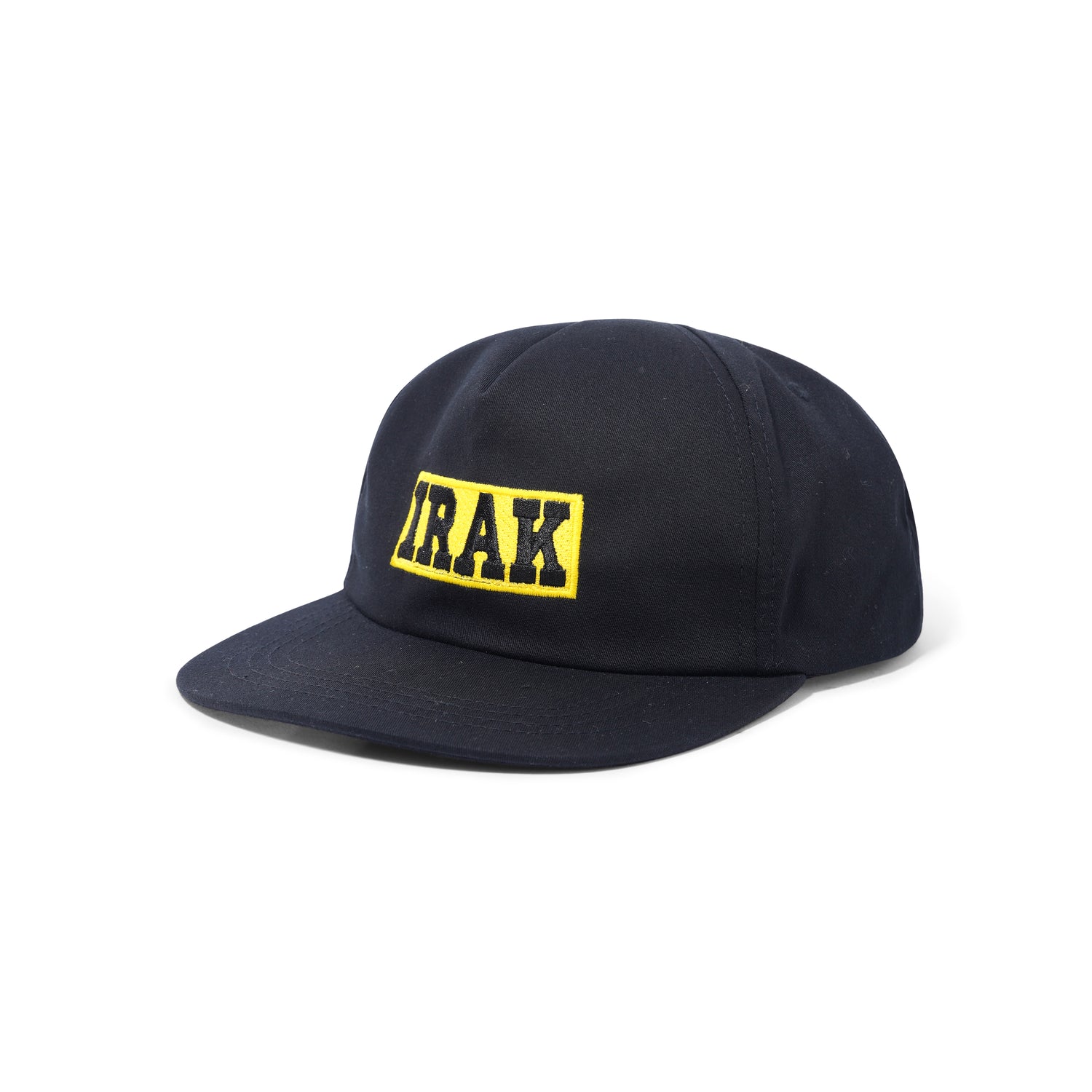 IRAK Reverse Logo Snapback Hat, Black