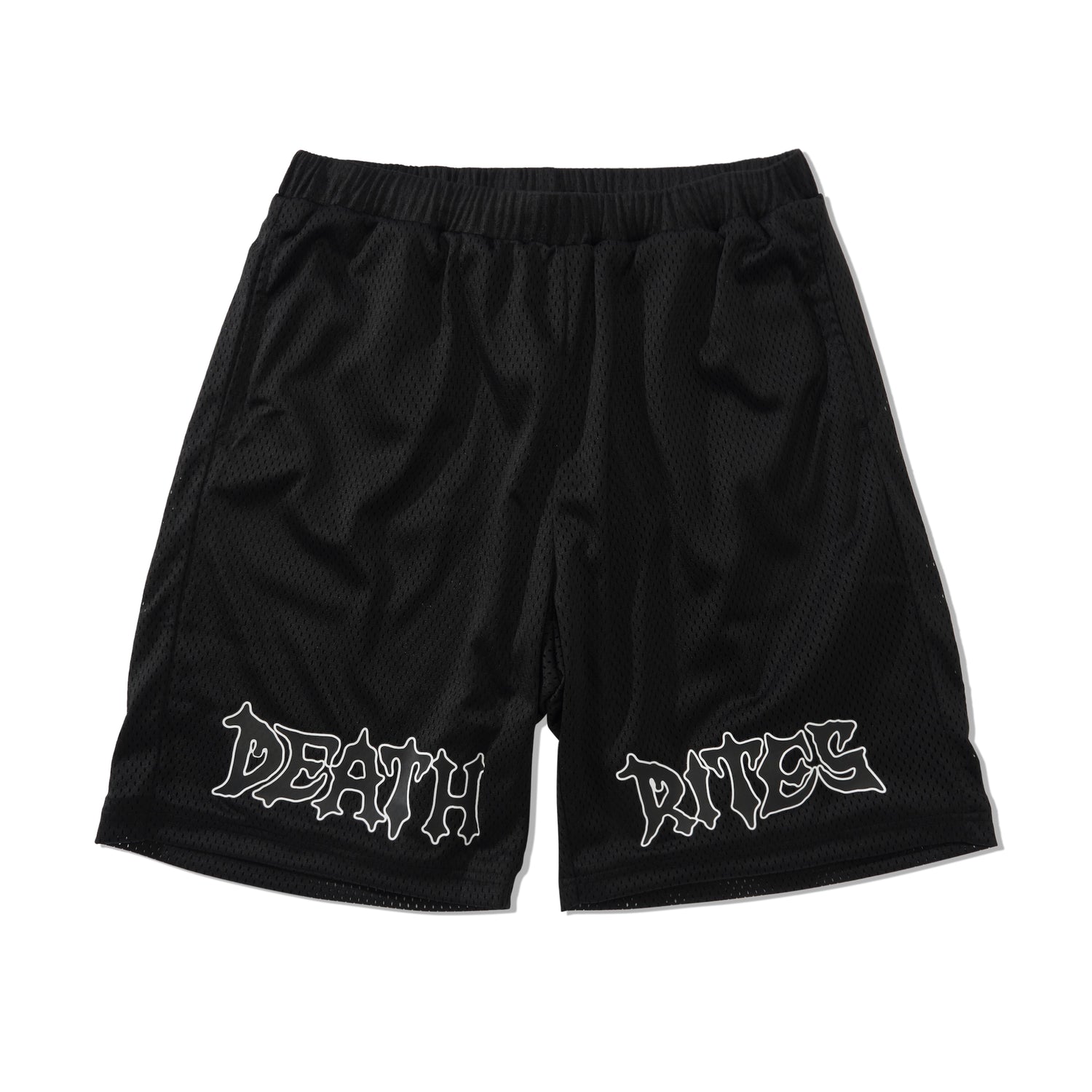 Script Mesh Shorts, Black