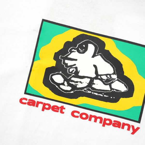 Carpet Company Running Man Tee, White
