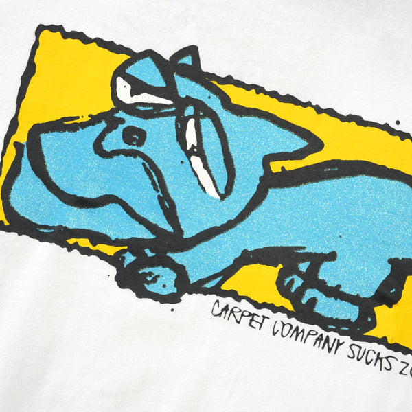 Carpet Company Dog Tee, White