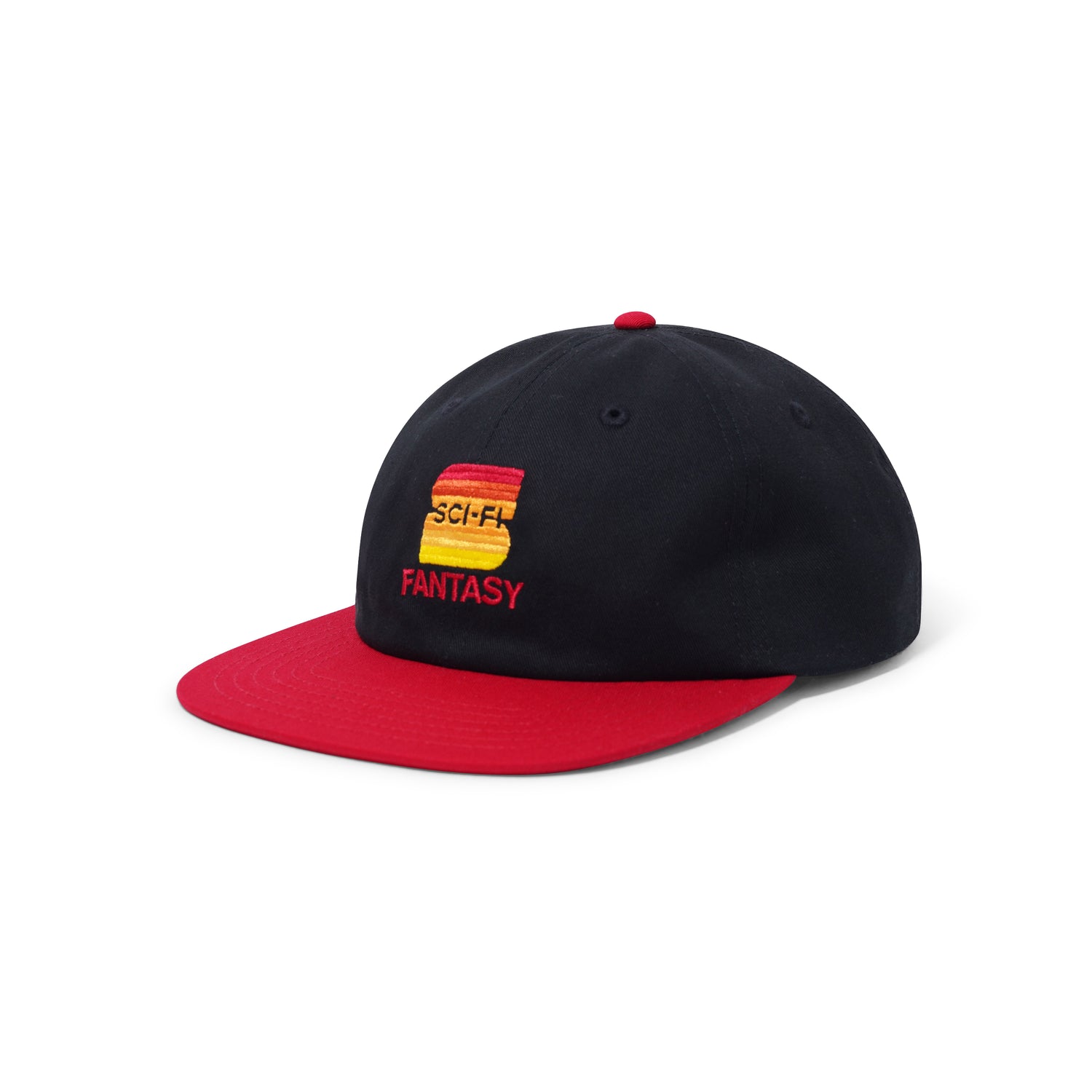 S Hat, Black / Red