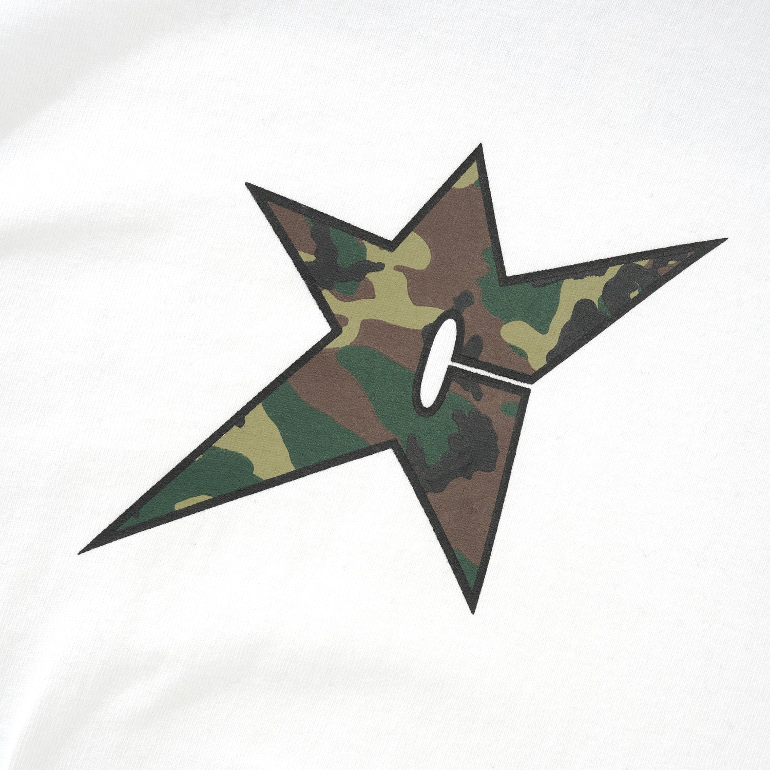 C-Star Tee Camo, White