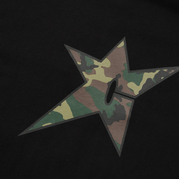 Carpet Company C-Star Tee Camo, Black
