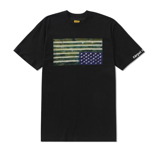 Carpet Company C-Star Flag Tee, Black
