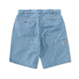 Denim Multi Pocket Short, Light Indigo