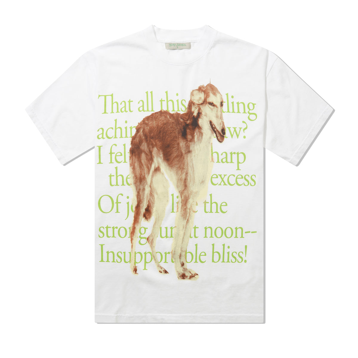 Poem Dog Tee, White
