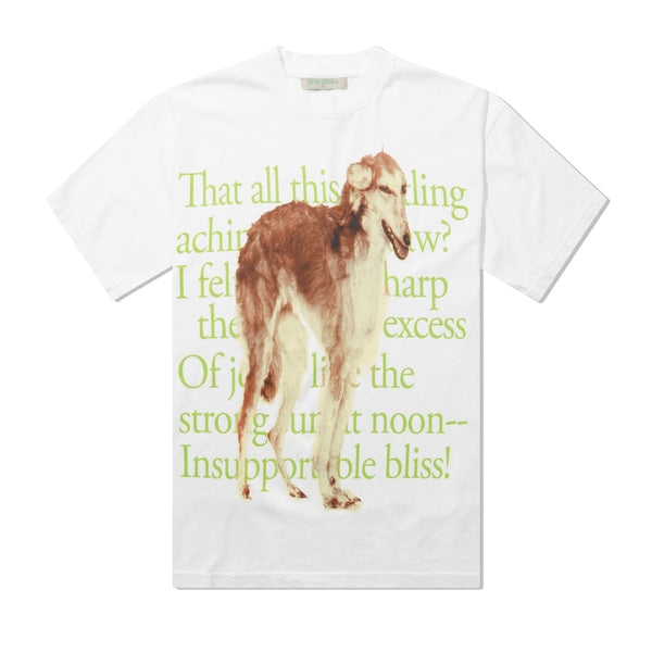 Henry Johnson Poem Dog Tee, White