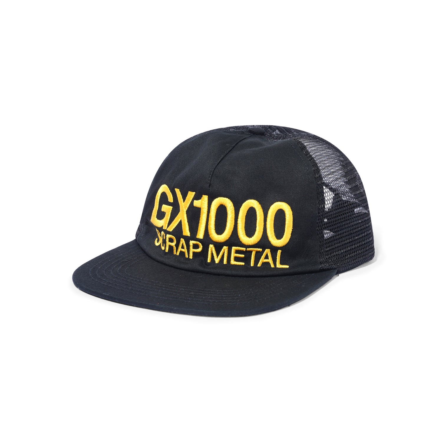 Scrap Metal Trucker Cap, Black