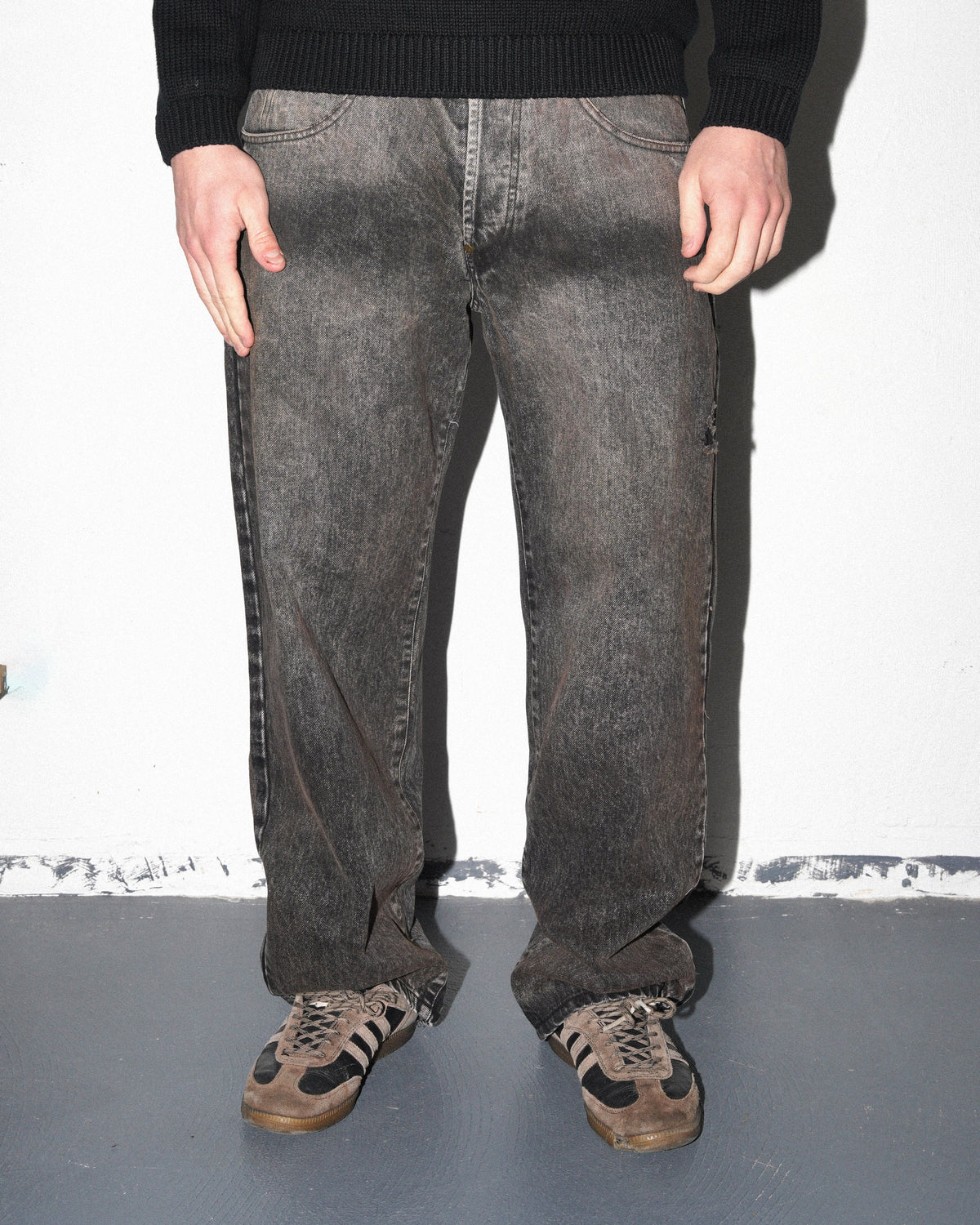 Hillbilly C-Star Denim Jeans, Black