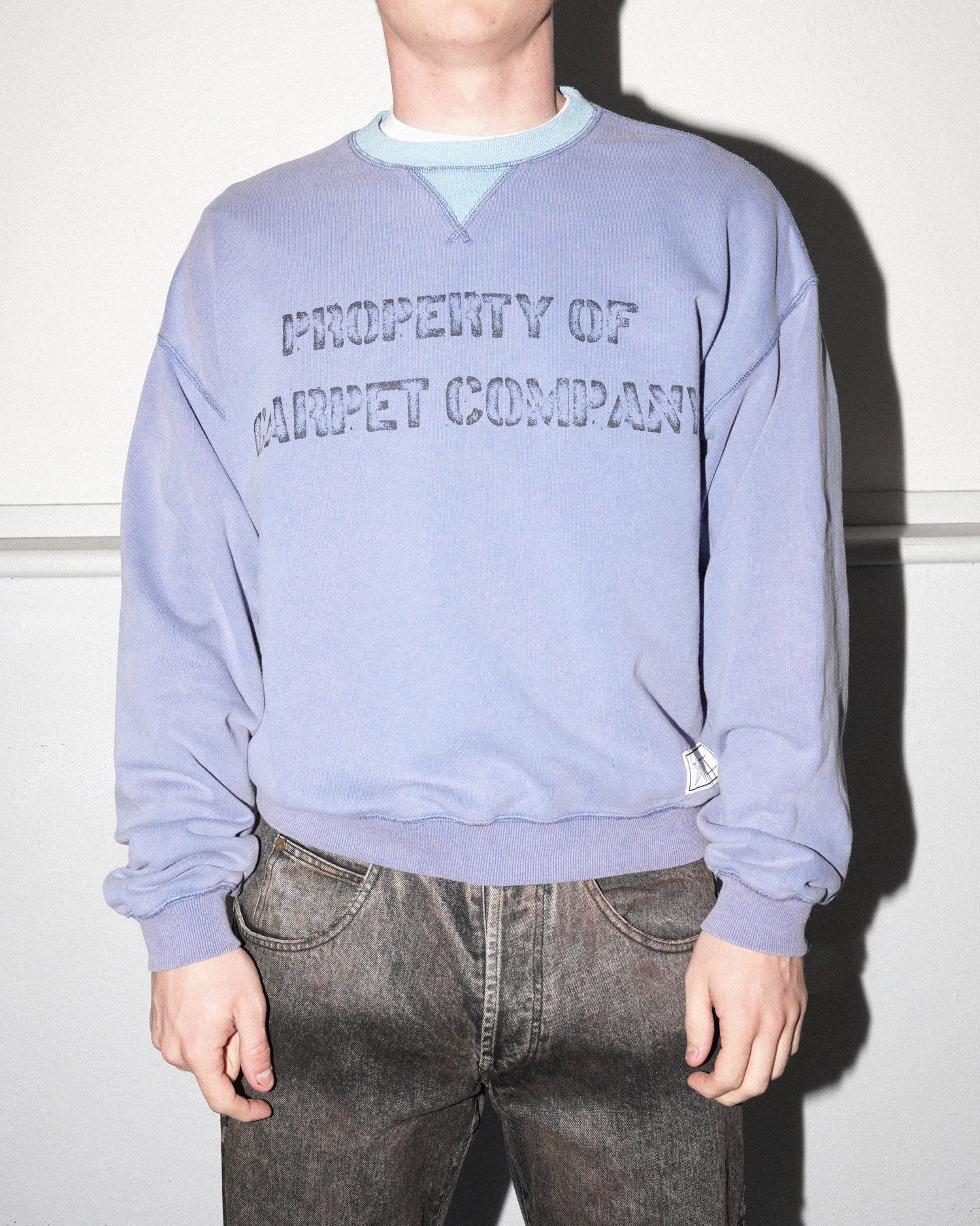 Carpet Property Crewneck, Blue