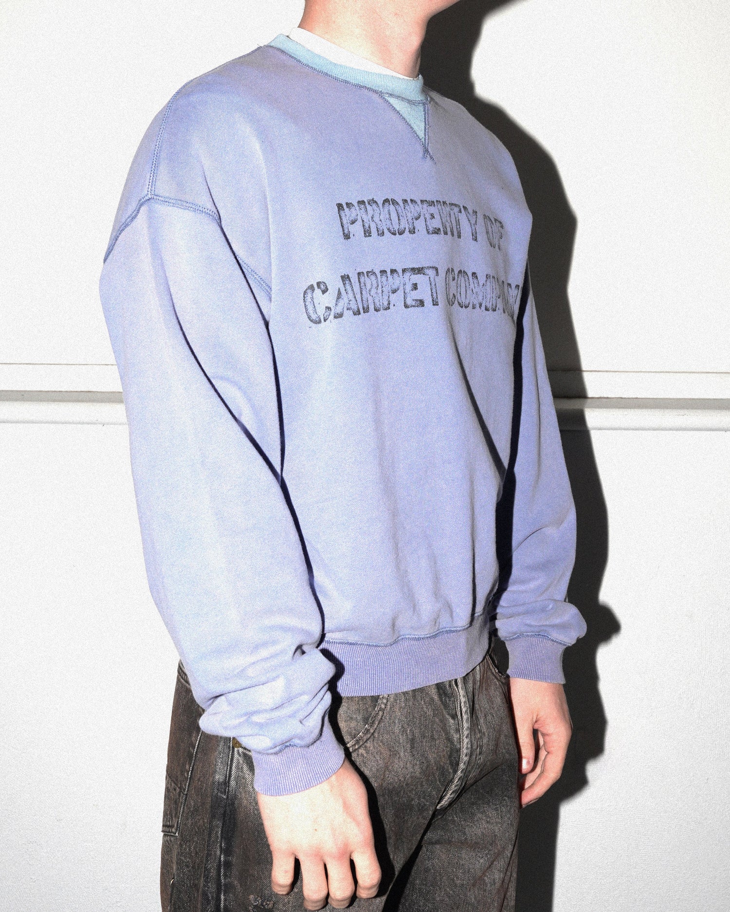 Carpet Property Crewneck, Blue
