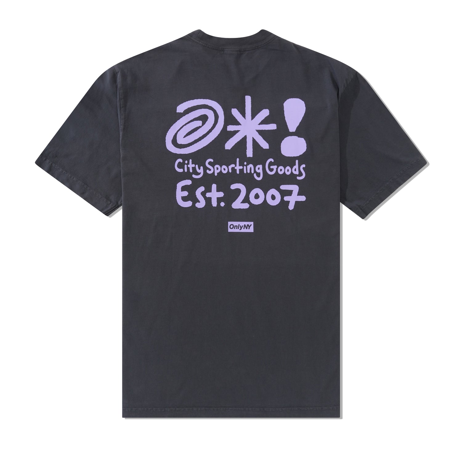 Grawlix Tee, Vintage Black / Purple