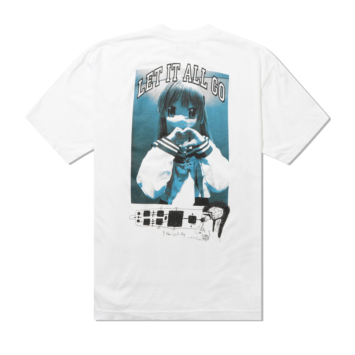 1000% Angel Tee, White
