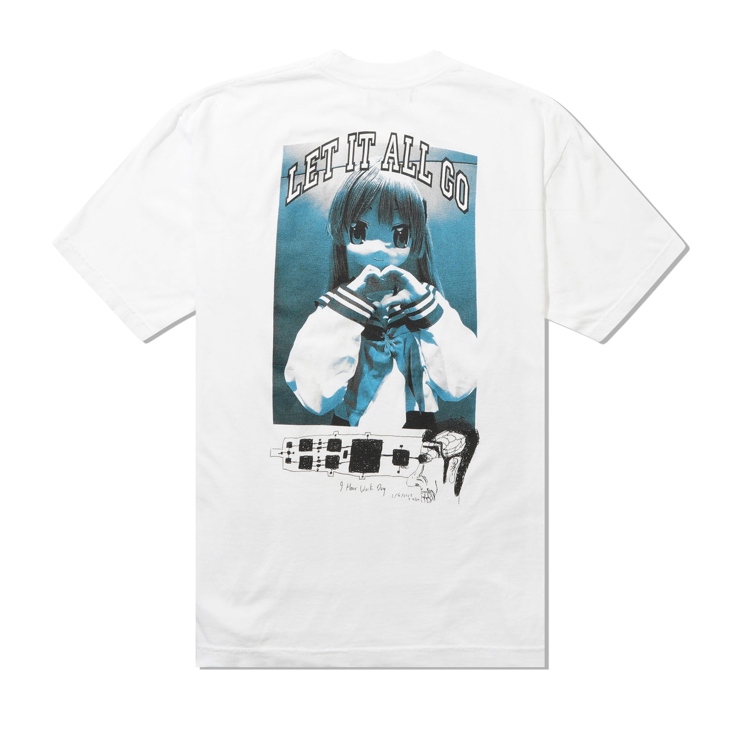 1000% Angel Tee, White