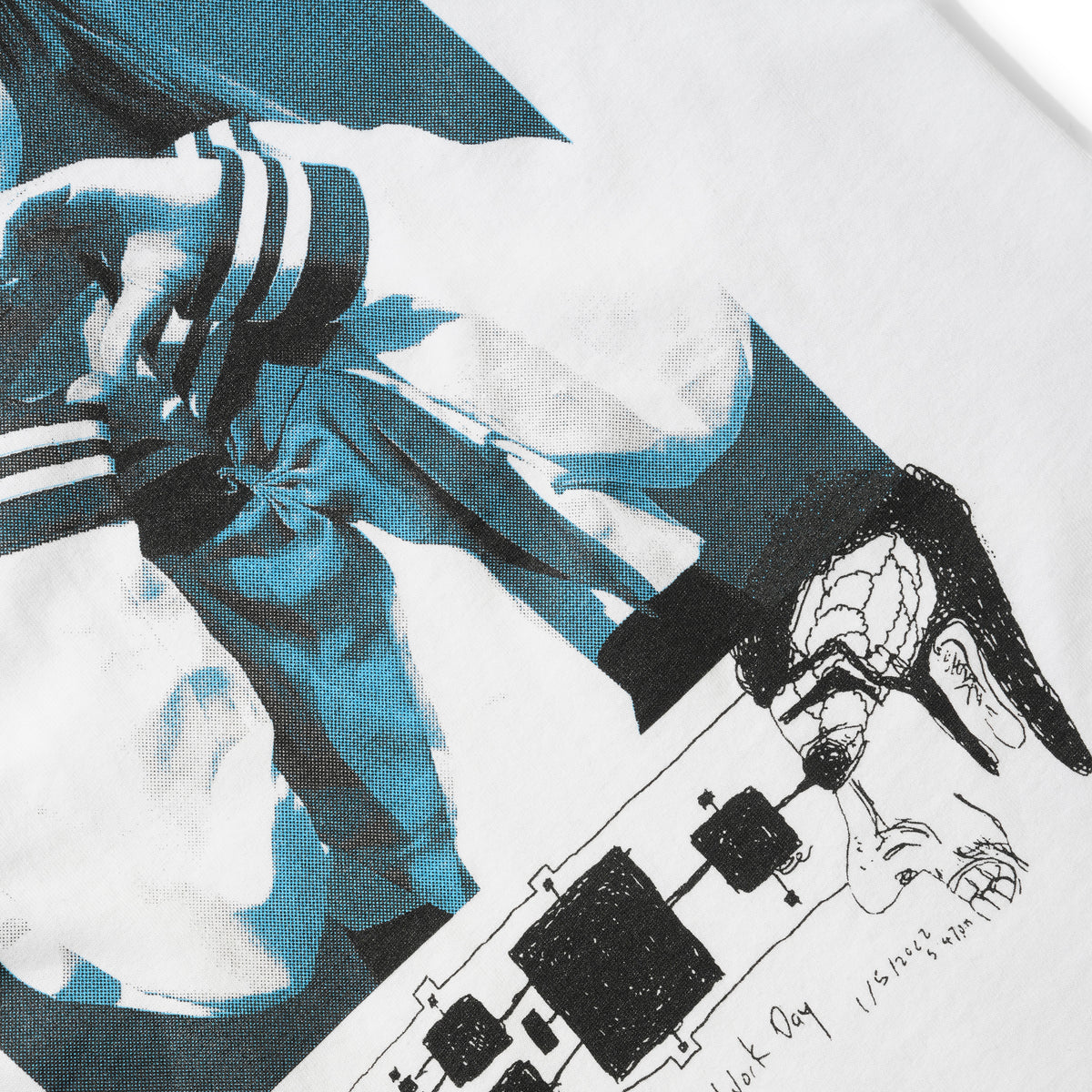 1000% Angel Tee, White