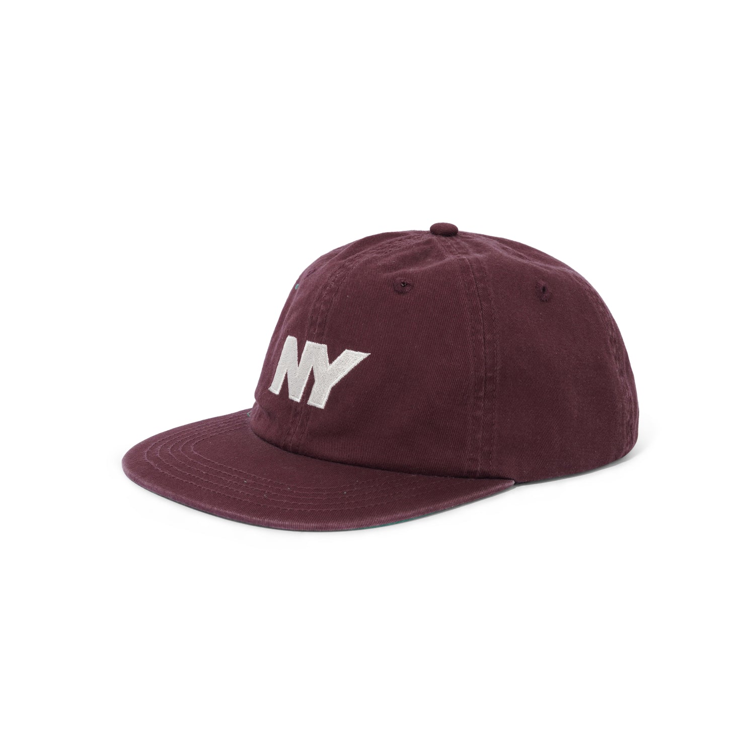 NY Speed Logo Twill Hat, Eggplant