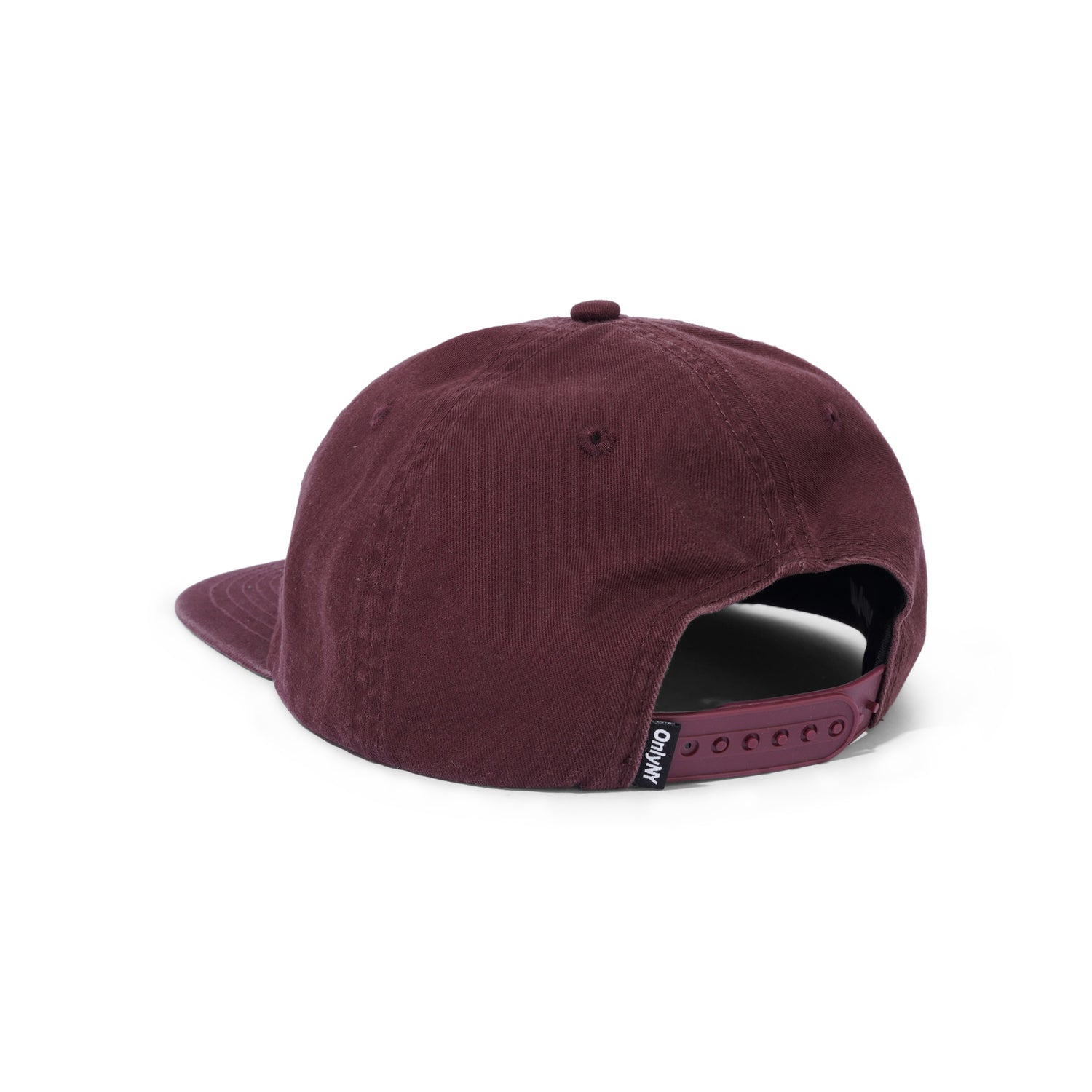 NY Speed Logo Twill Hat, Eggplant