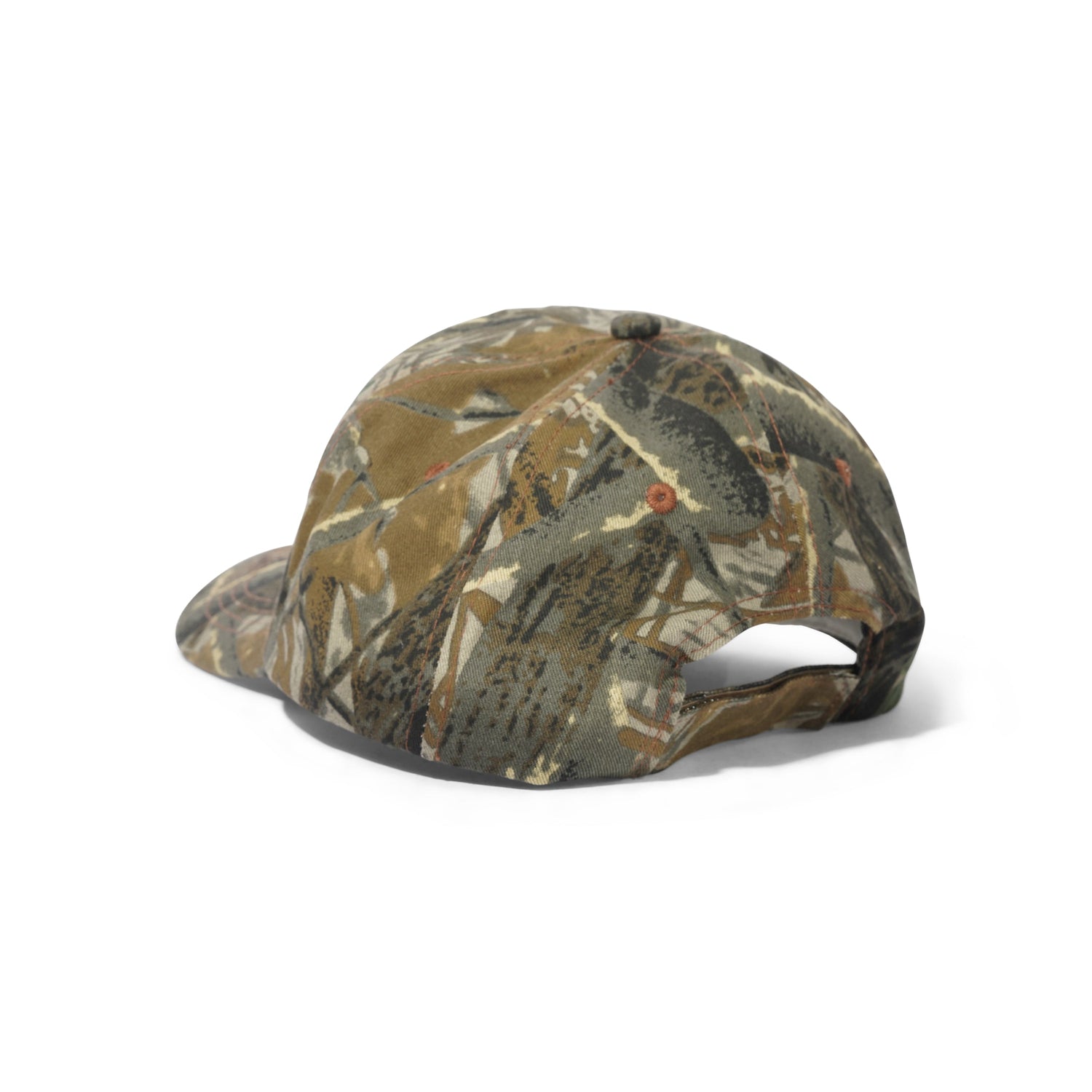 Metal Logo 5-Panel Hat, Real Leaf Camo