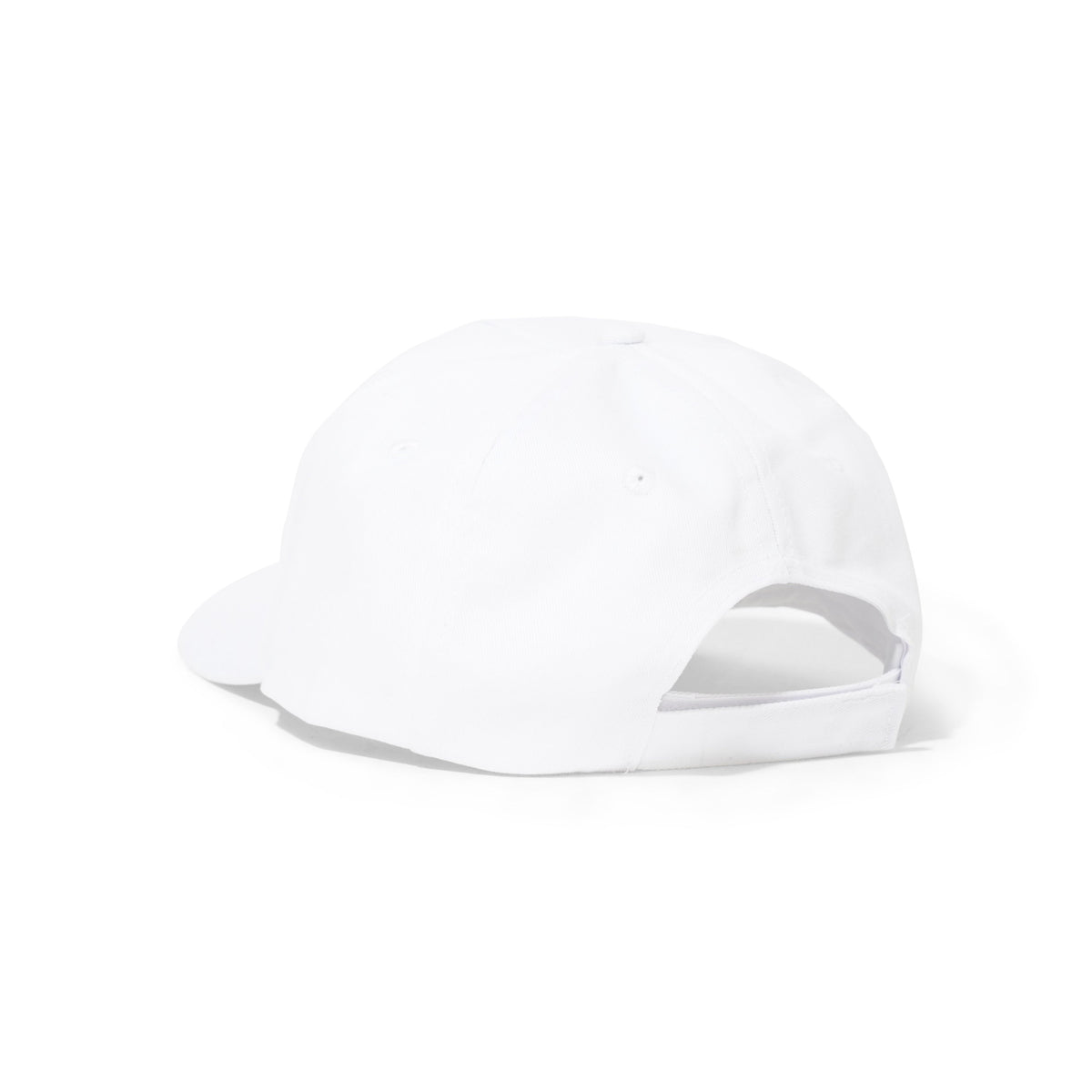 Metal Logo 5-Panel Hat, White