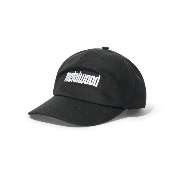 Metalwood Metal Logo 5-Panel Hat, Black