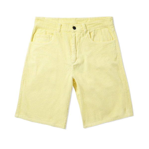 Brain Dead Women's Corduroy Whale Shorts, Lemon