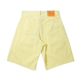Women's Corduroy Whale Shorts, Lemon