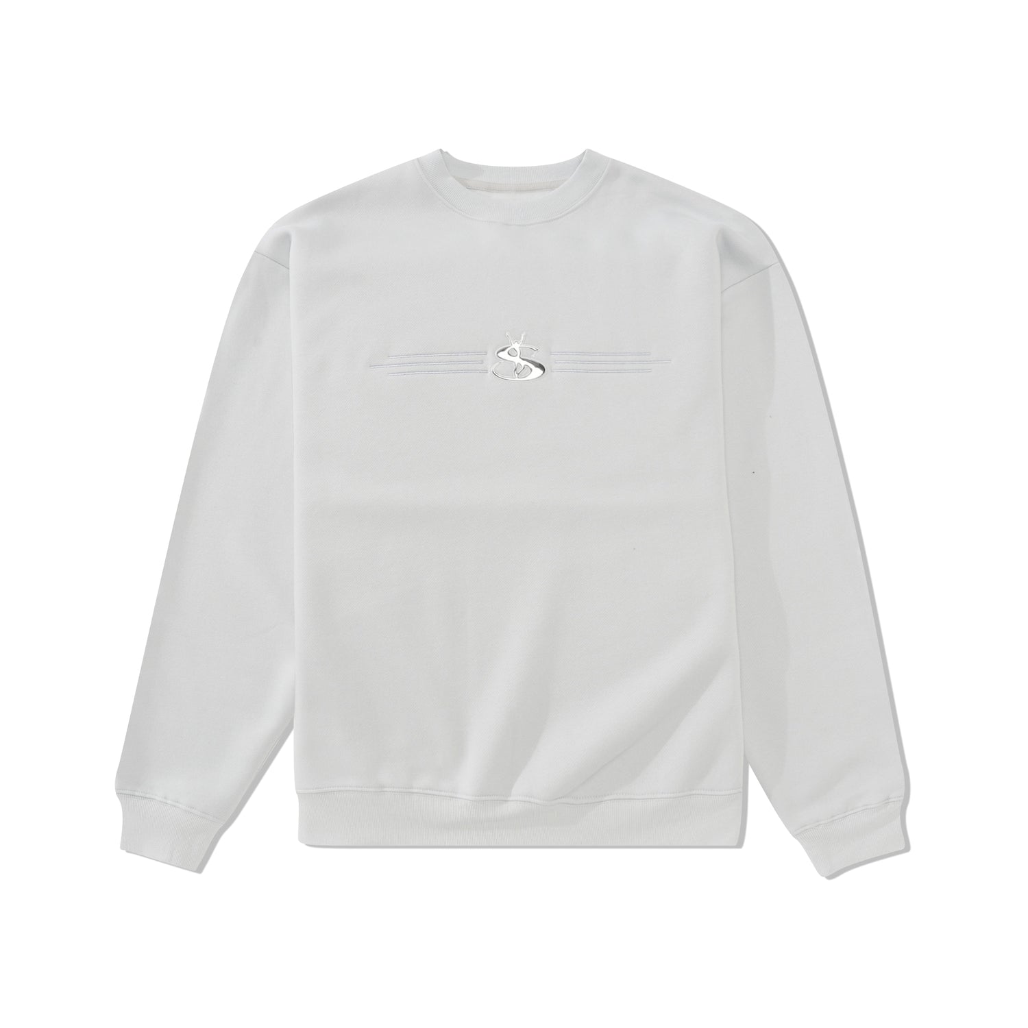 Pearl Crewneck Sweater, White
