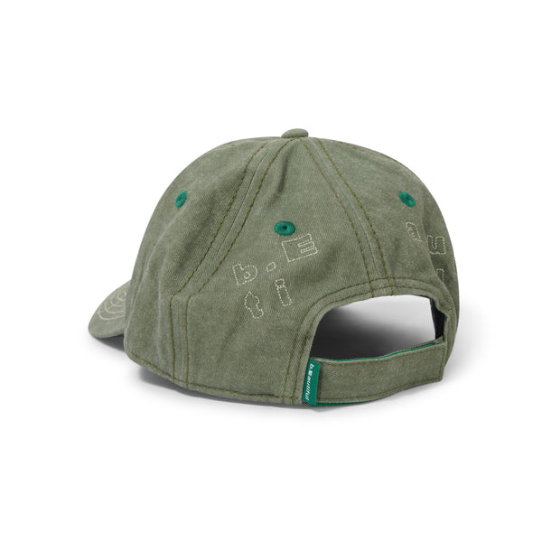 b.Eautiful Vapor 6 Panel Hat, Moss