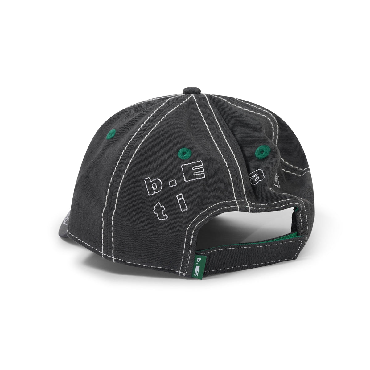 Vapor 6 Panel Hat, Off-Black / White
