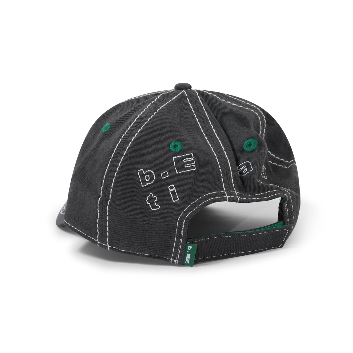 Vapor 6 Panel Hat, Off-Black / White
