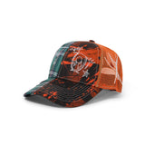 Biyu Hat, Fire Camo / Green Plaid
