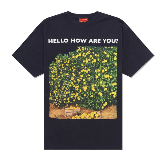 Hello How Are You Tee, Navy Blue