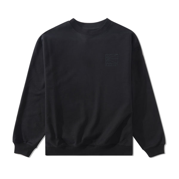 Rassvet Mini Logo Crewneck, Black