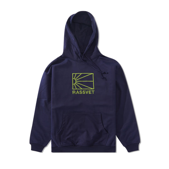 Logo Knit Hood, Navy