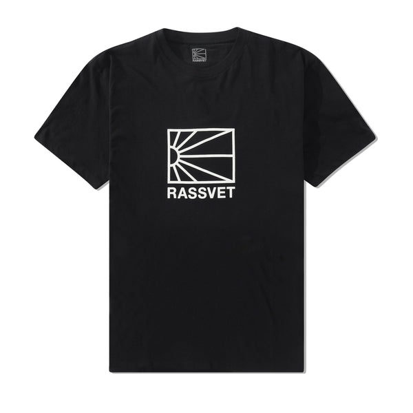 Rassvet Big Window Logo Tee, Black
