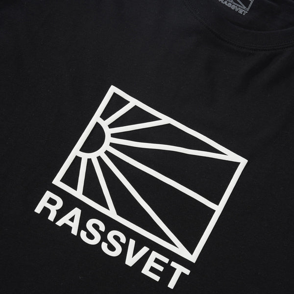 Rassvet Big Window Logo Tee, Black