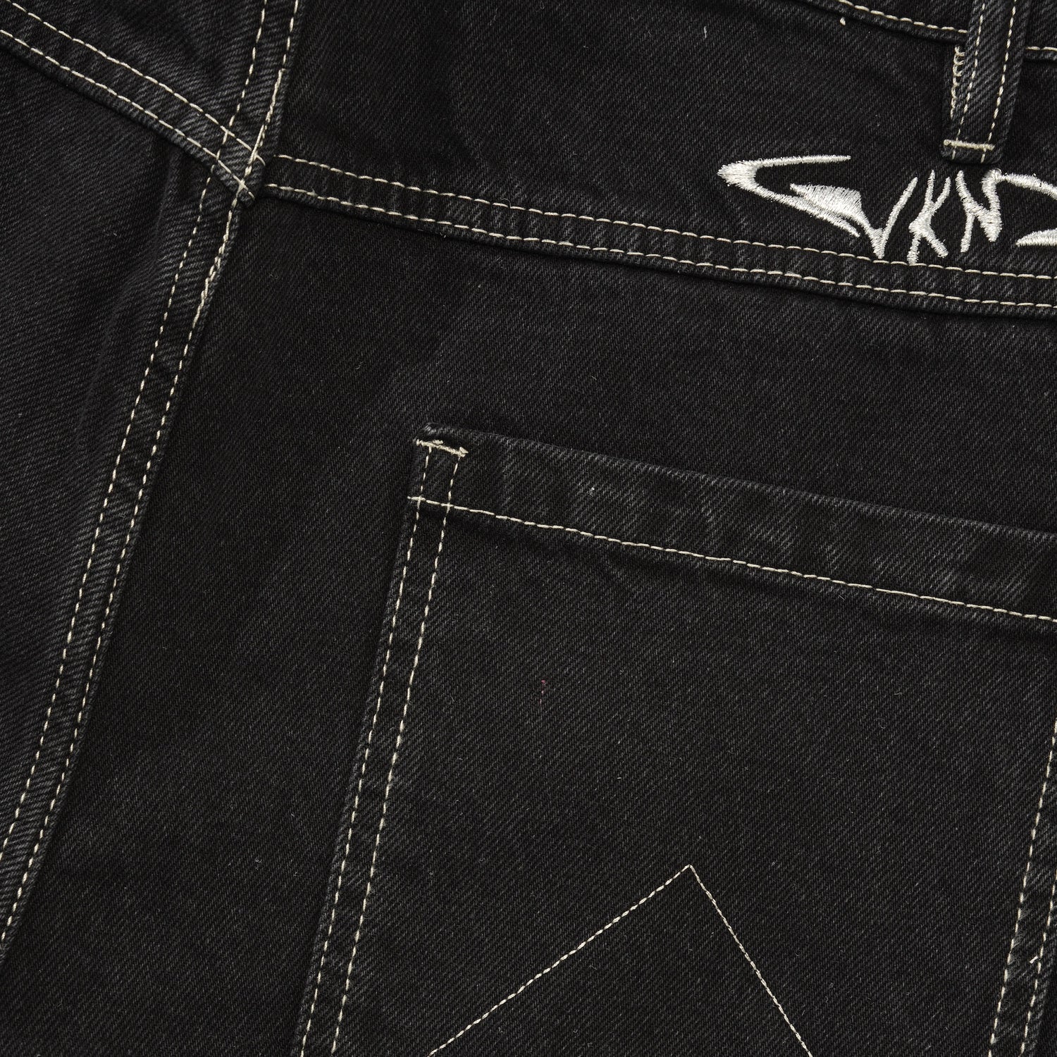 Gene's Jean Shorts, Black Wash