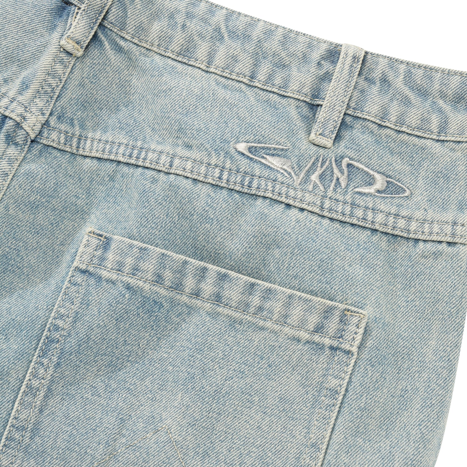 Gene's Jean Shorts, Light Wash