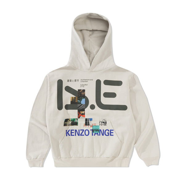 b.Eautiful Tange Issue Pullover Hood, Cement