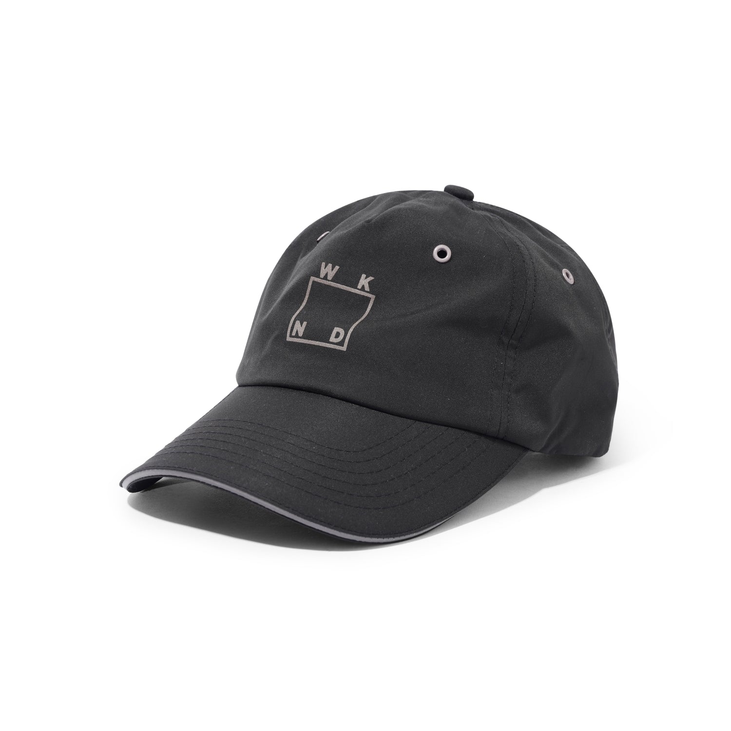 Techie 6 Panel Hat, Black