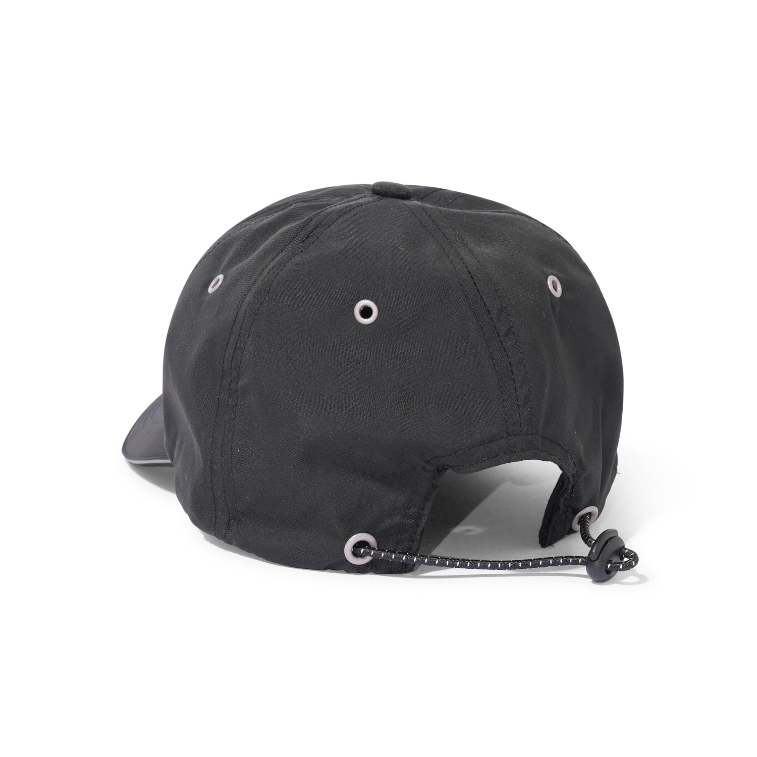 Techie 6 Panel Hat, Black