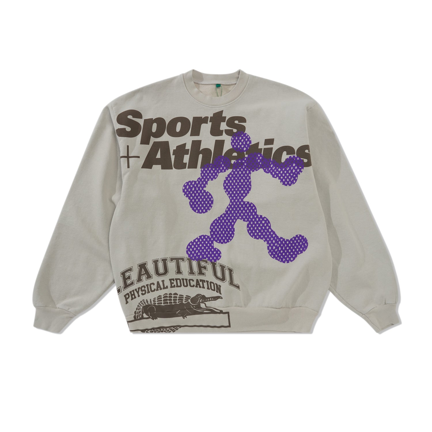 Active Crewneck Sweatshirt, Cement