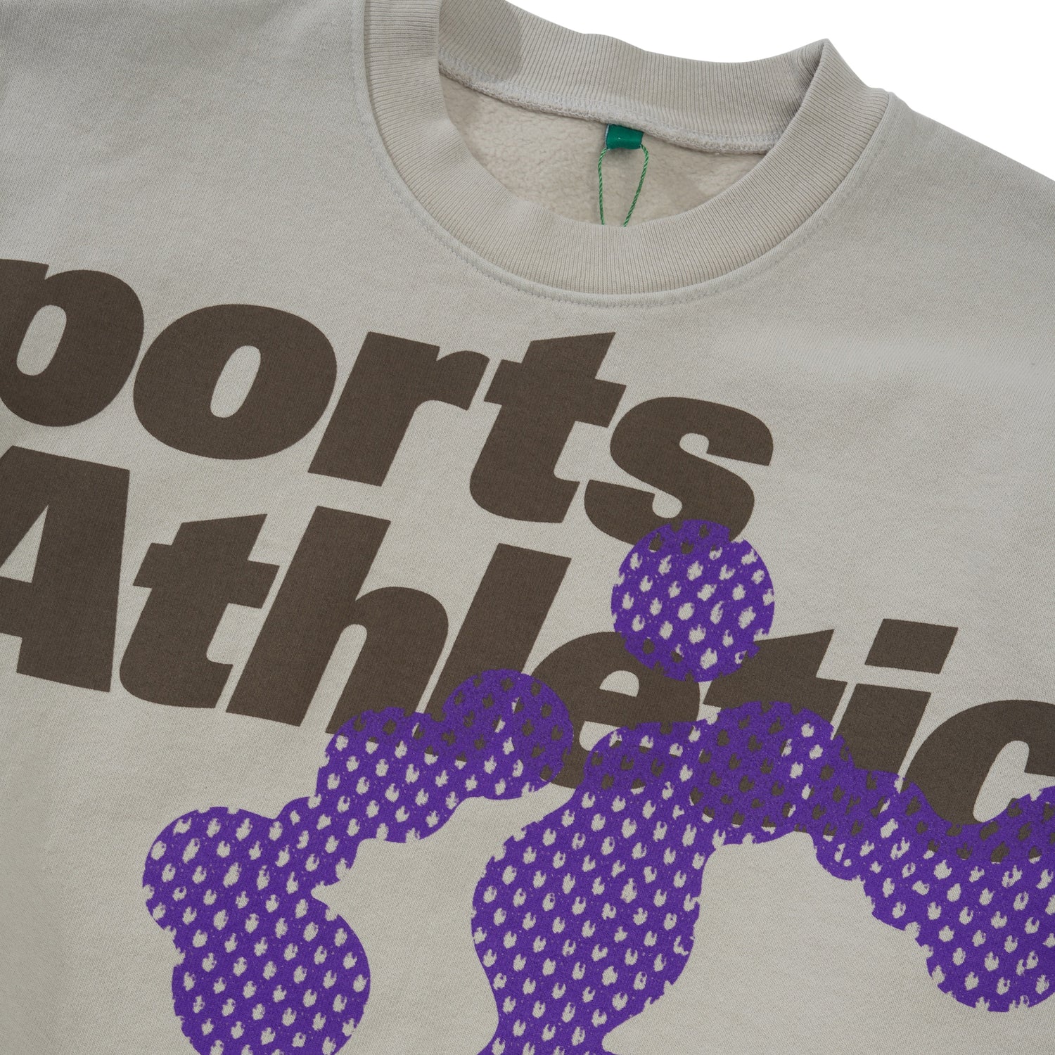 Active Crewneck Sweatshirt, Cement